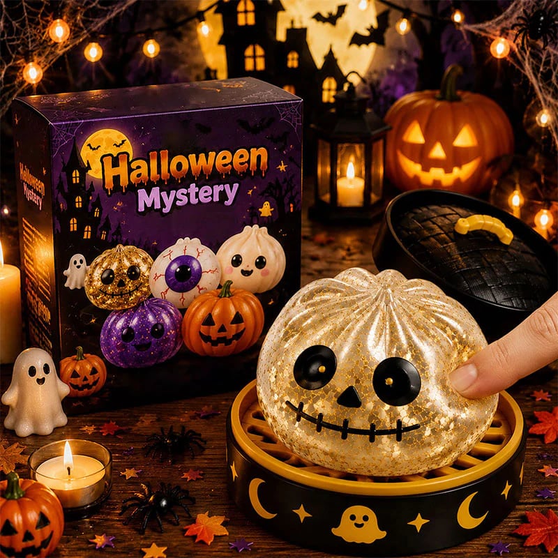 ๐ฅLast Day 50% OFF - โจ๐ Halloween Dumpling Squeeze Squishy Toy