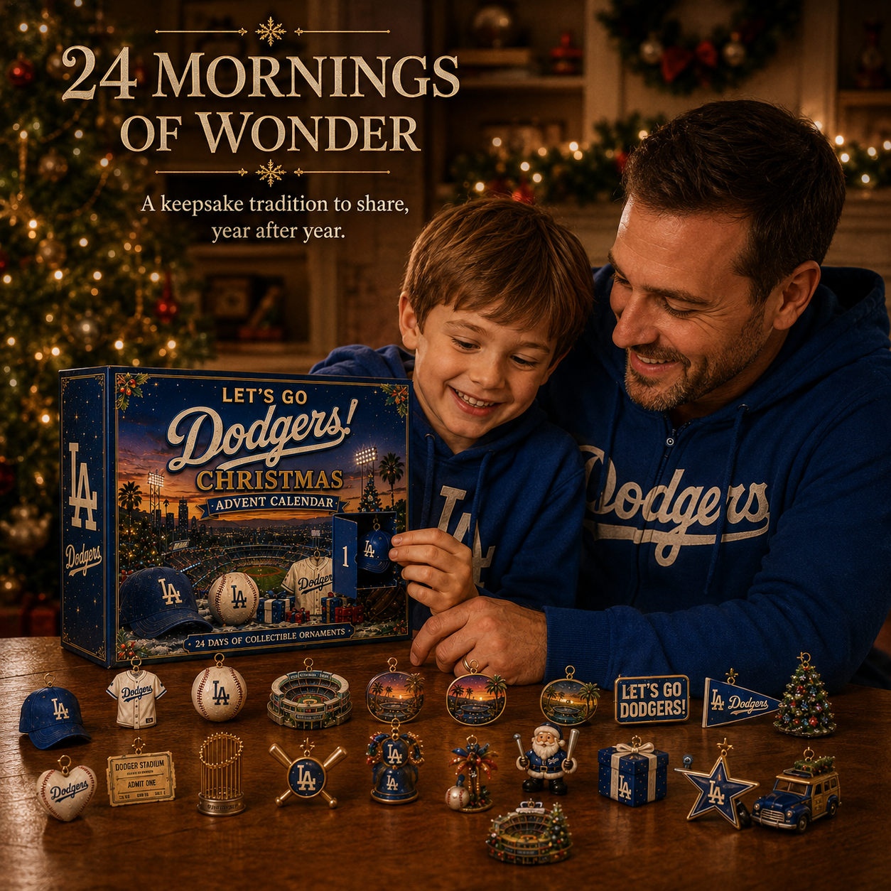 š Letās Go Dodgers! Baseball Christmas Advent Calendar
