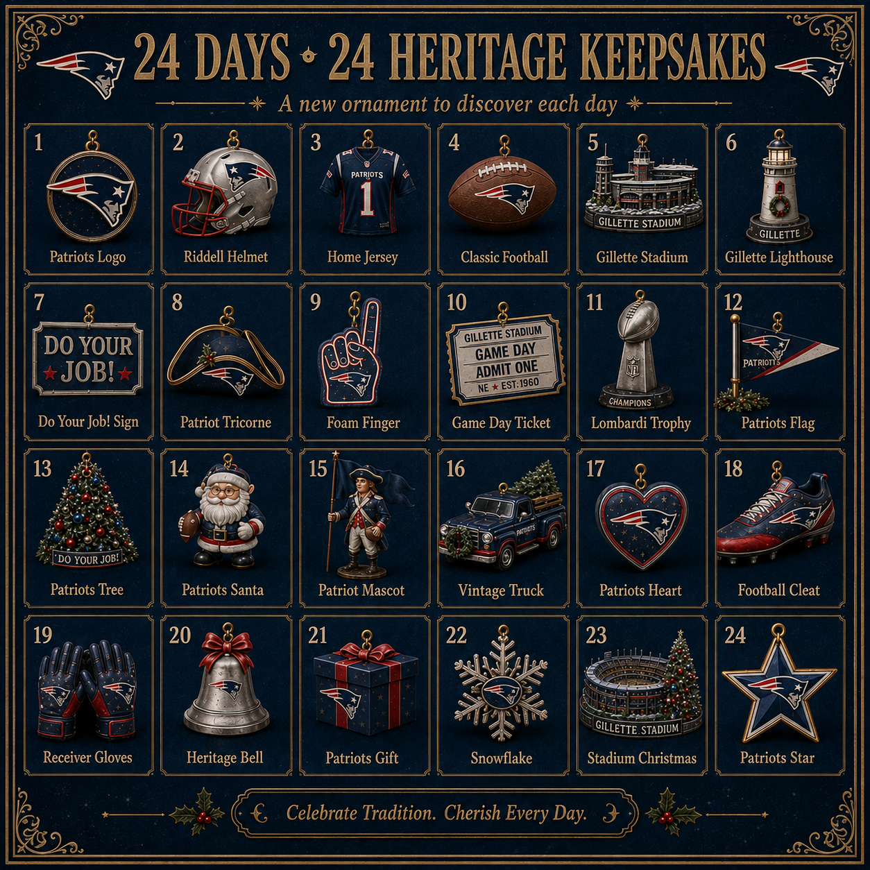 🎄 Do Your Job! Football Christmas Advent Calendar