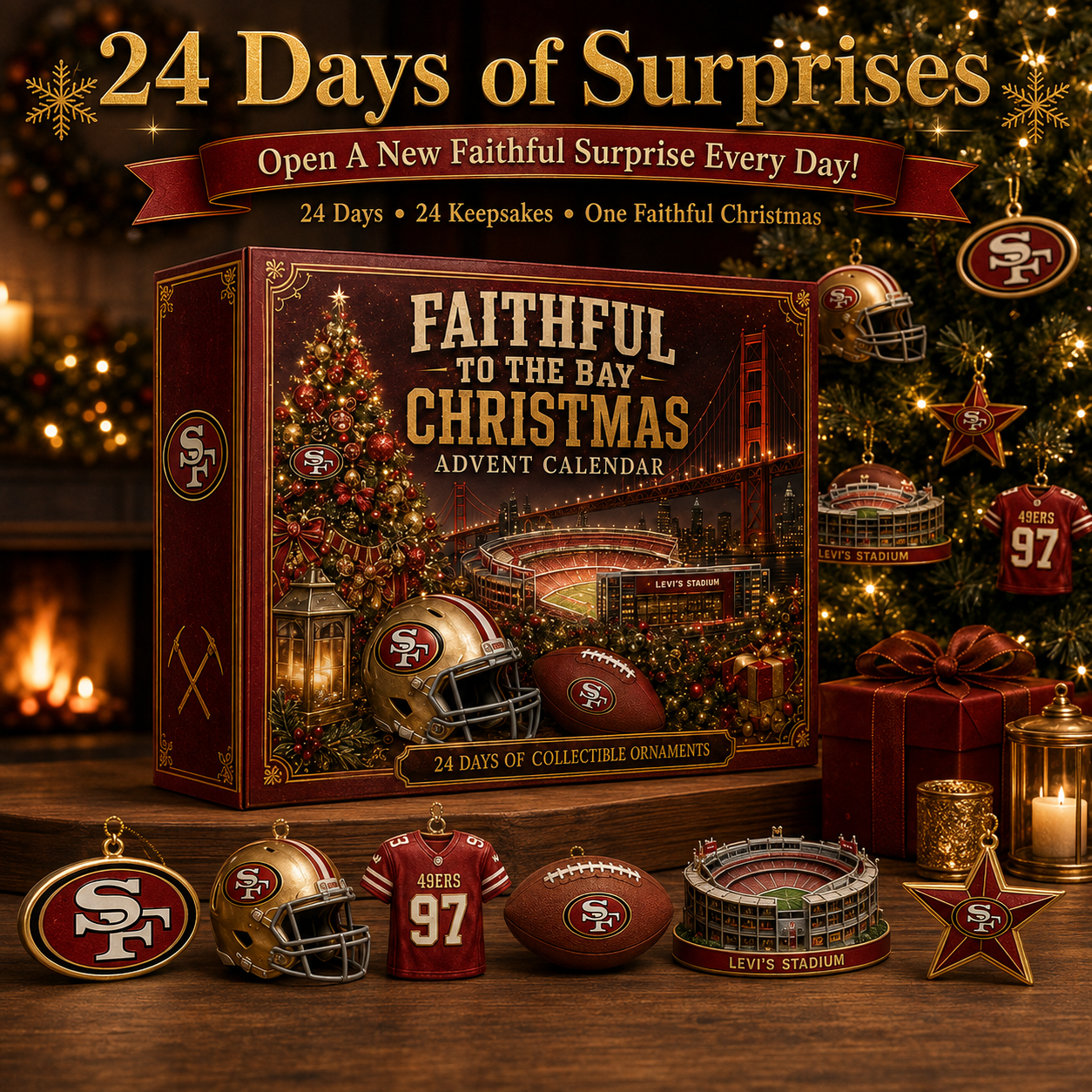 🎄 Faithful to the Bay Football Christmas Advent Calendar
