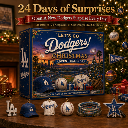🎄 Let’s Go Dodgers! Baseball Christmas Advent Calendar