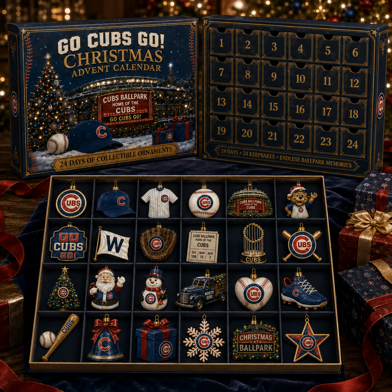 🎄 Go Cubs Go! Baseball Christmas Advent Calendar