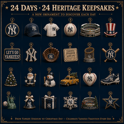 🎄 Let’s Go Yankees! Baseball Christmas Advent Calendar