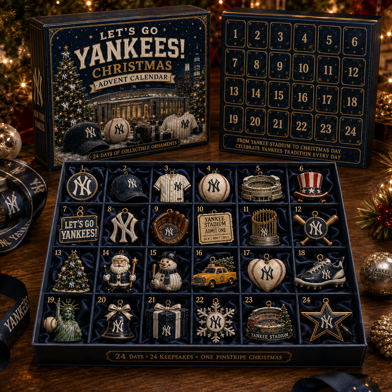 🎄 Let’s Go Yankees! Baseball Christmas Advent Calendar