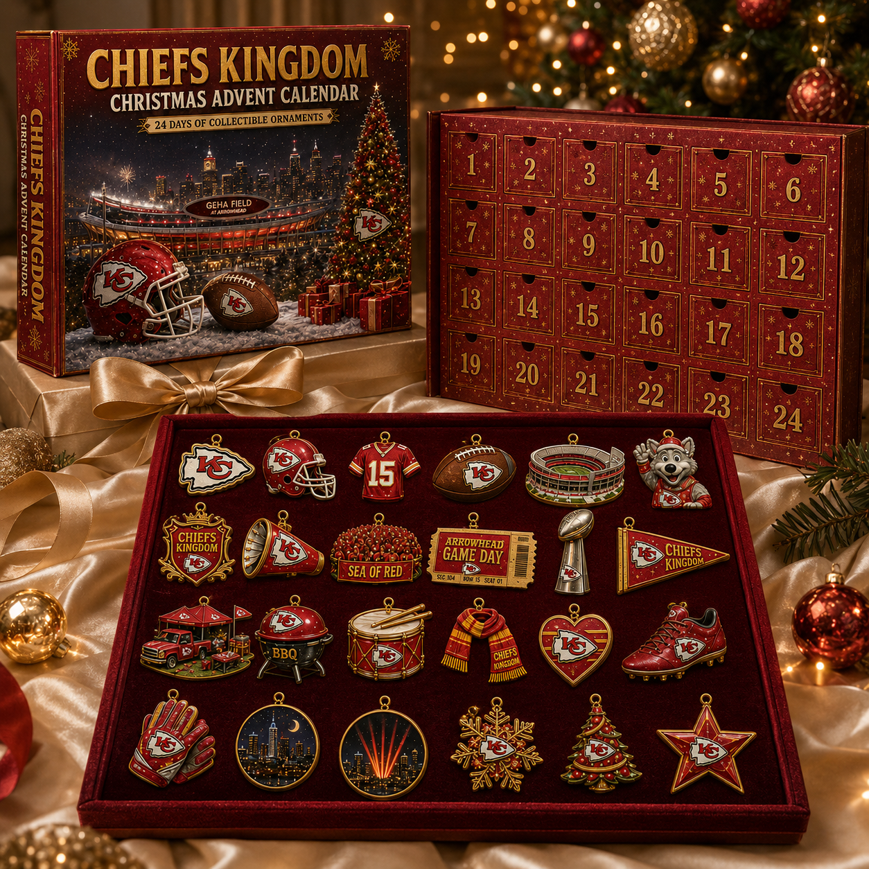 🎄 Chiefs Kingdom Football Christmas Advent Calendar