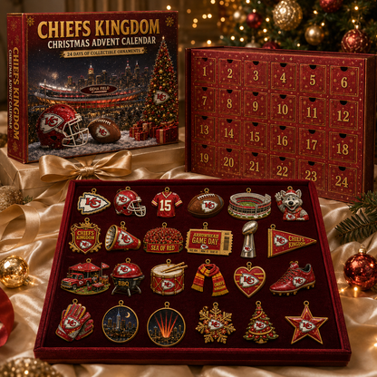 🎄 Chiefs Kingdom Football Christmas Advent Calendar
