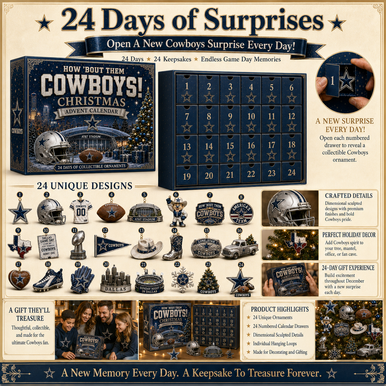 🎄 Just Win, Baby! Football Christmas Advent Calendar