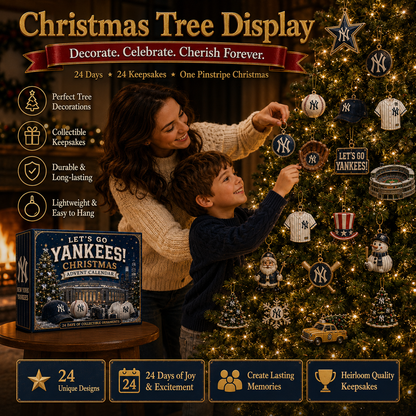 🎄 Let’s Go Yankees! Baseball Christmas Advent Calendar