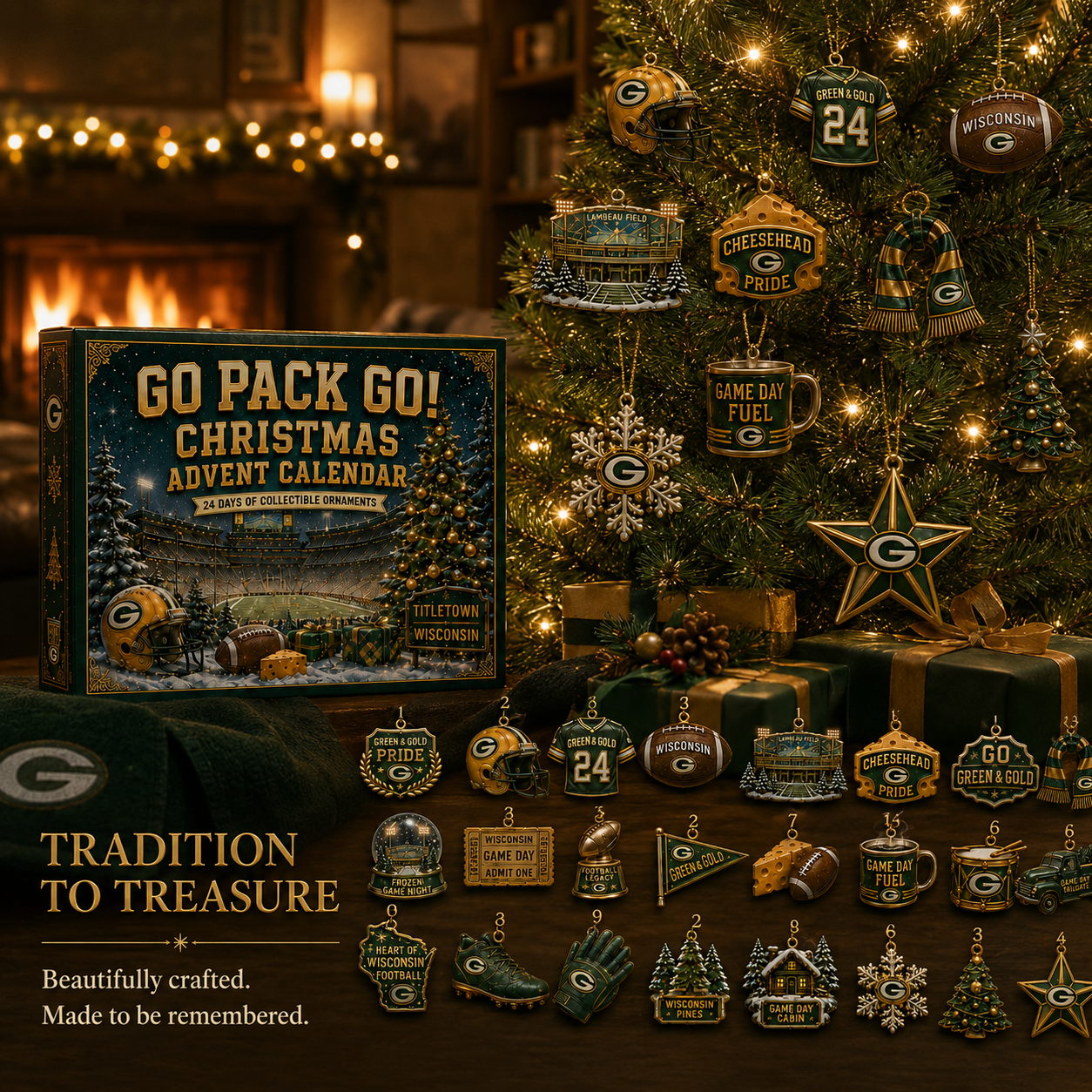 🎄 Go Pack Go! Football Christmas Advent Calendar