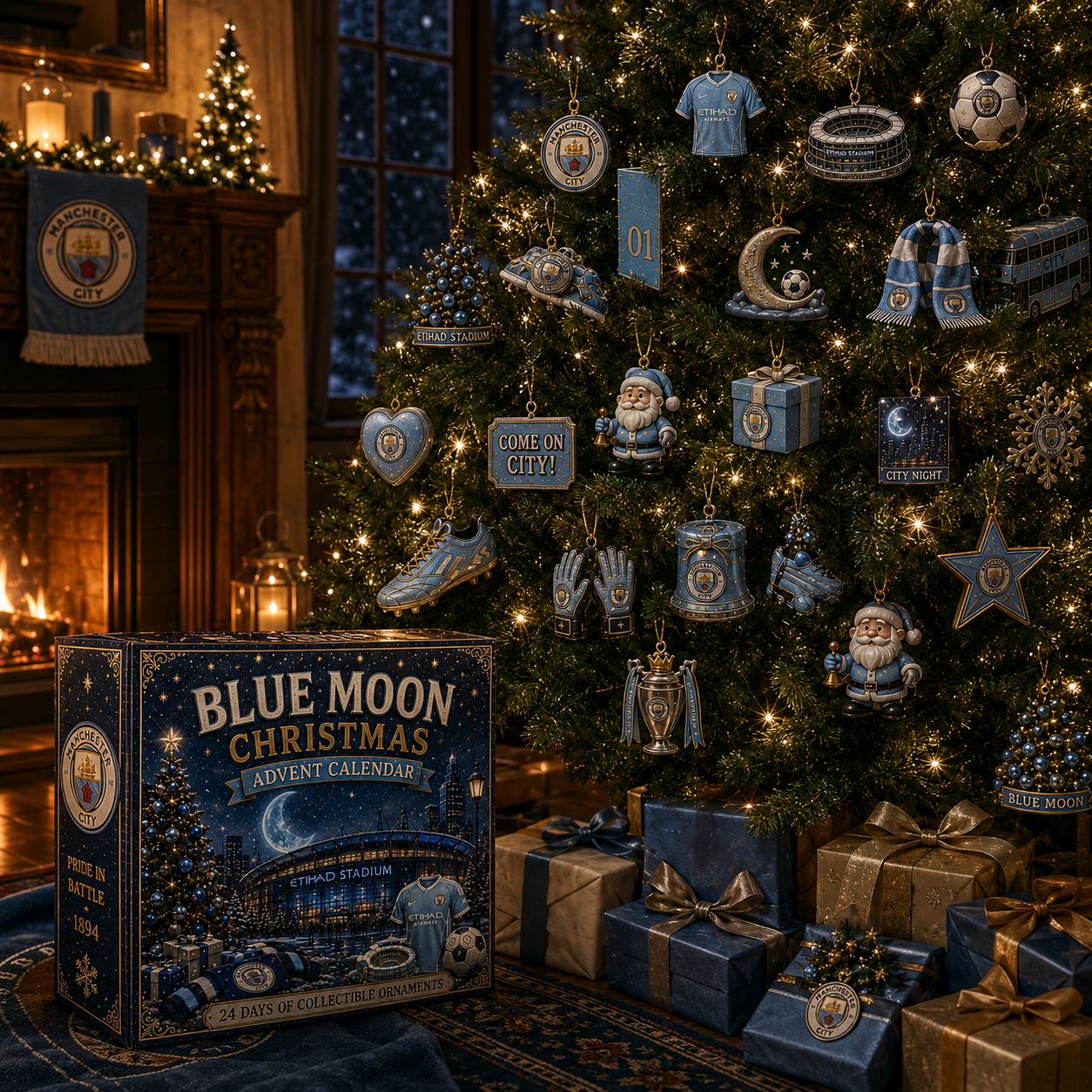 🎄 Blue Moon Football Christmas Advent Calendar