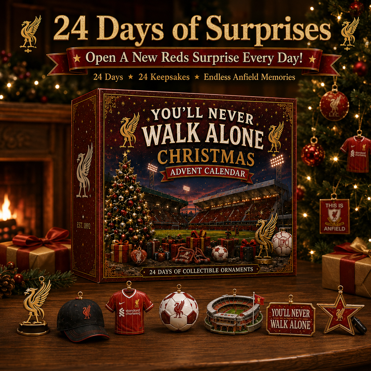 🎄 You’ll Never Walk Alone Football Christmas Advent Calendar