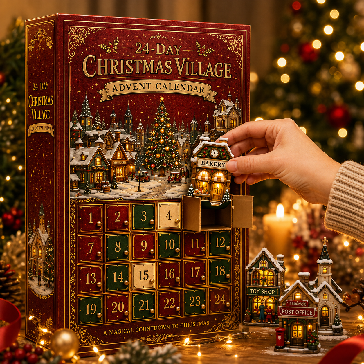 ✨24-Day Christmas Countdown Advent Calendar – Christmas Town