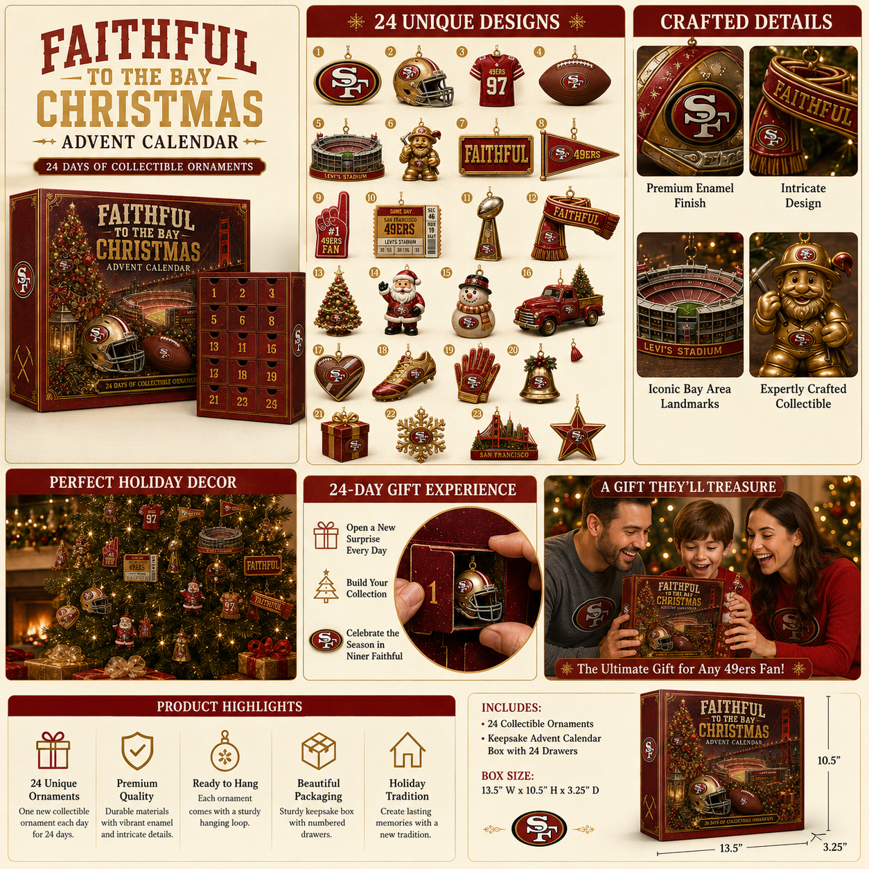 🎄 Faithful to the Bay Football Christmas Advent Calendar