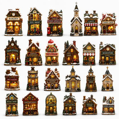 ✨24-Day Christmas Countdown Advent Calendar – Christmas Town