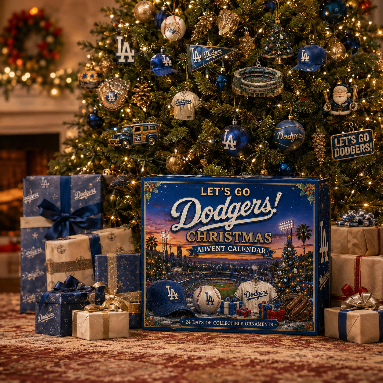 🎄 Let’s Go Dodgers! Baseball Christmas Advent Calendar