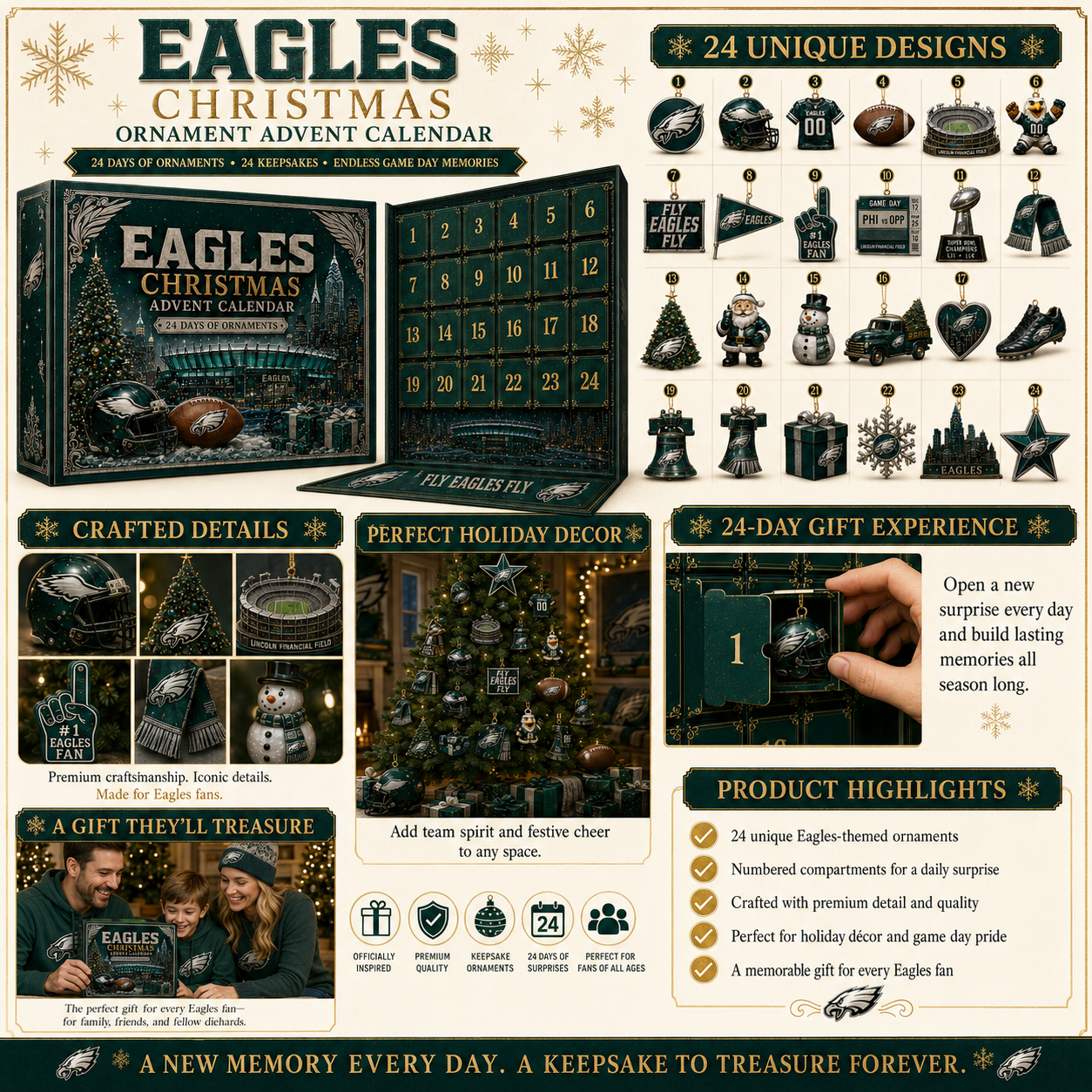 🎄 Eagles Christmas Advent Calendar