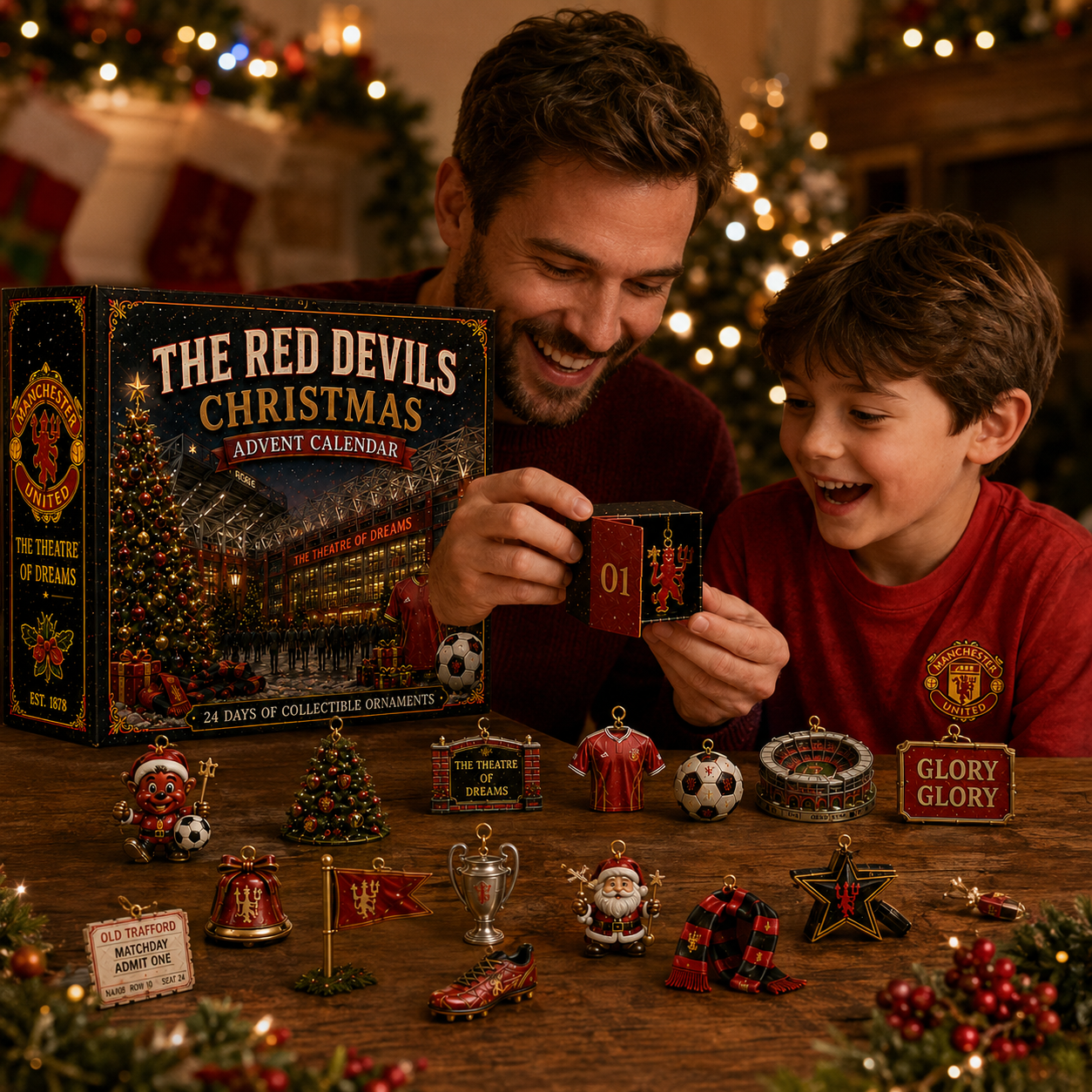 🎄 The Red Devils Football Christmas Advent Calendar