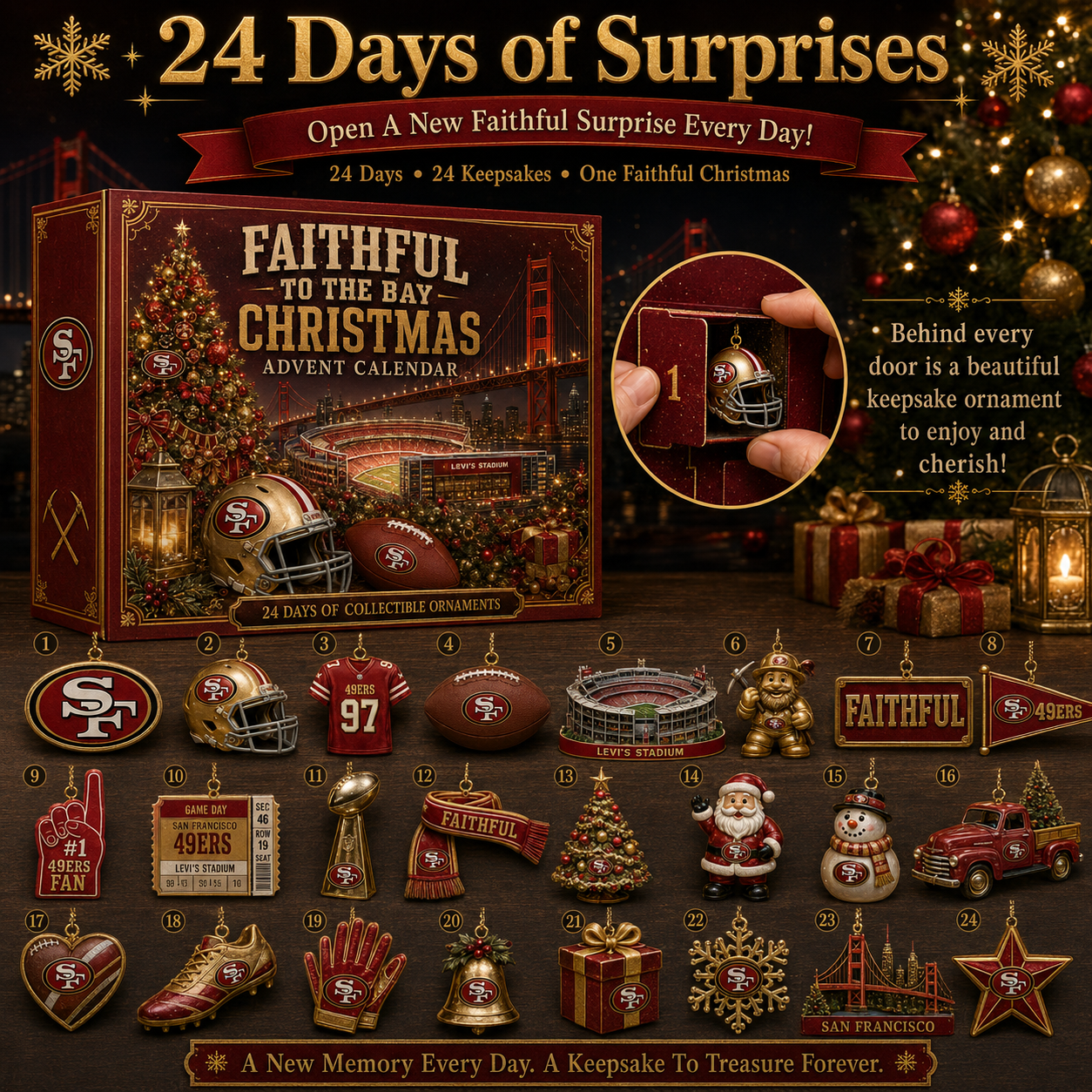 🎄 Faithful to the Bay Football Christmas Advent Calendar
