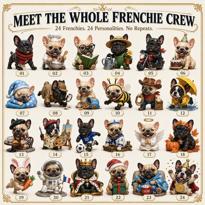 ⏰Christmas Early Bird 50% OFF-🎄🐶 2026 French Bulldog Advent Calendar – 24 Days of Frenchie Mischief